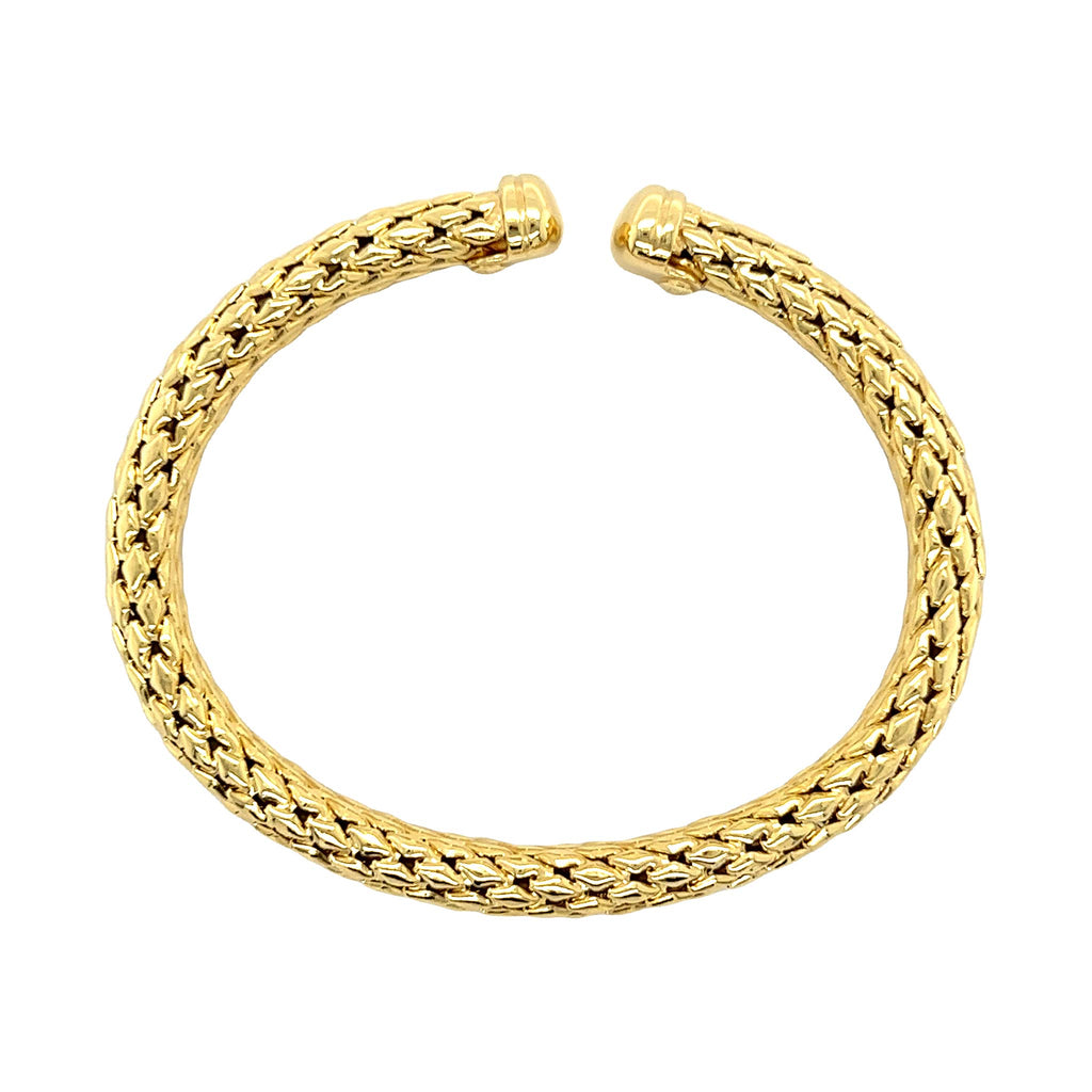 Anthea Bold Cuff in 18K Yellow Gold plating on 925 Sterling Silver