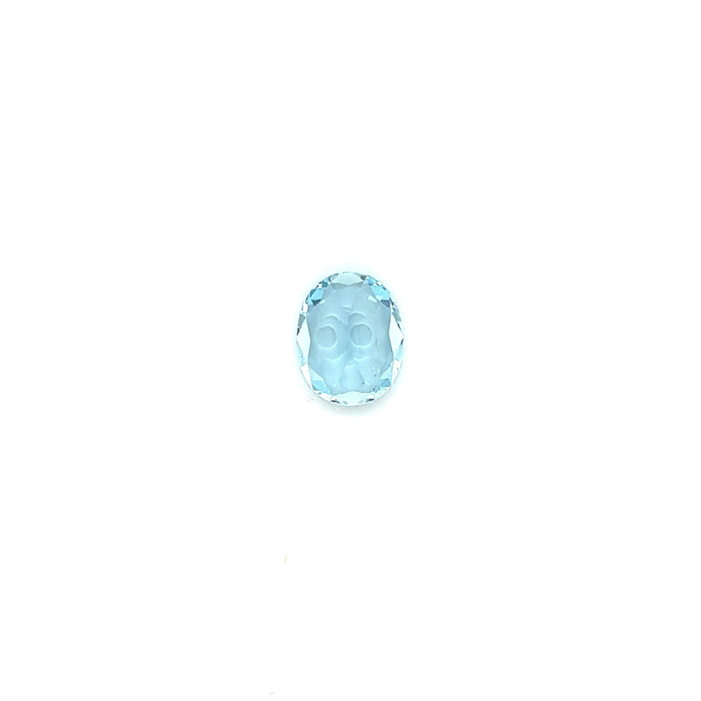 Aquamarine 3.40 cts Oval Shaped Precious Gemstone - Kura Jewellery