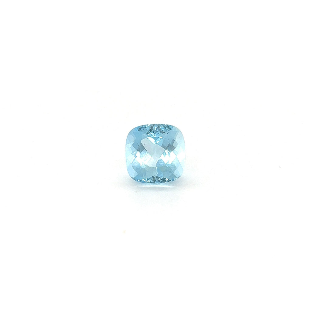Aquamarine 4.01 cts Cushion Cut Shaped Precious Gemstone - Kura Jewellery