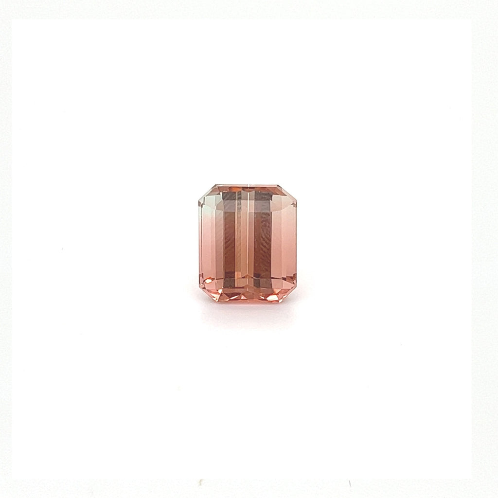 Bi-Color Tourmaline 5.03 cts Octagon Shaped Precious Gemstone - Kura Jewellery