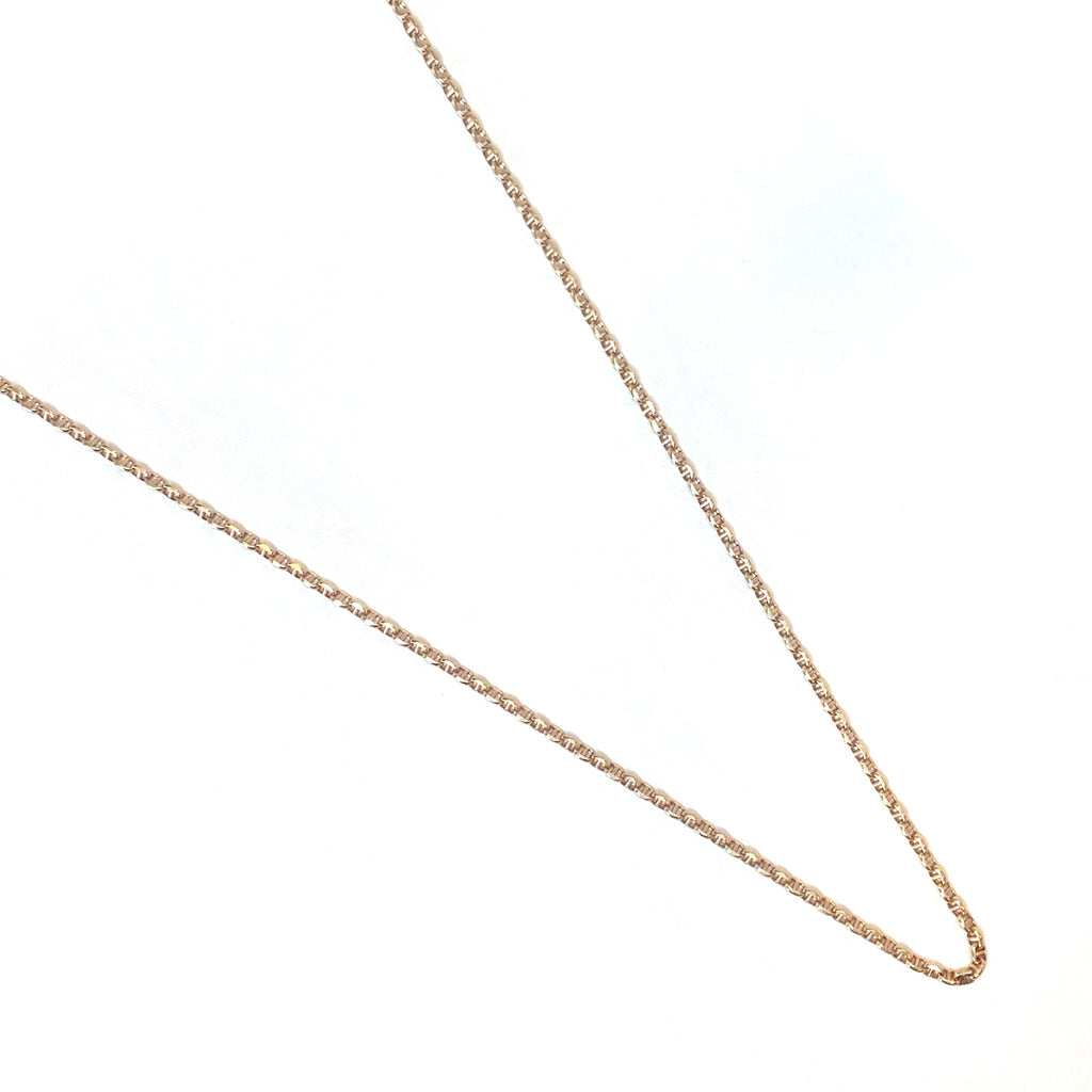 Figaro Light Chain in 18K Rose Gold - Kura Jewellery