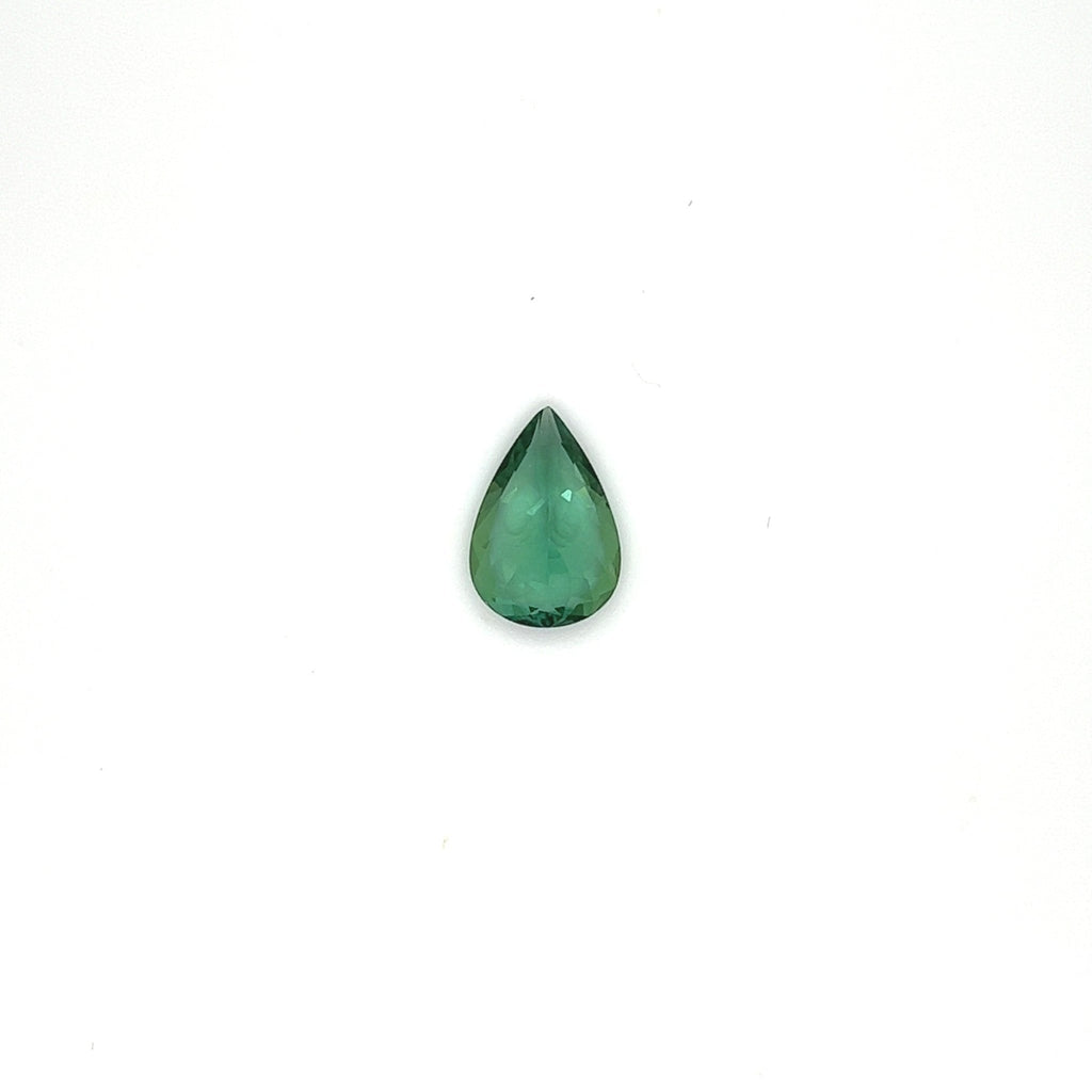 Green Tourmaline 3.71 cts Pear Shaped Precious Gemstone - Kura Jewellery
