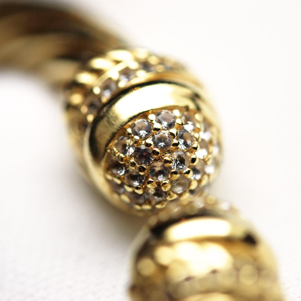 Hades Cuff Bangle in 18K Yellow Gold plating on 925 Sterling Silver - Kura Jewellery