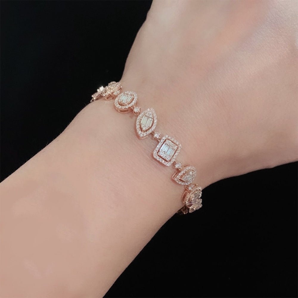 Buy Clover Evil Eye Diamond Bracelet Online | STAC Fine Jewellery
