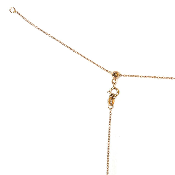 Rolo Light Adjustable Chain Necklace in 18K Gold - Kura Jewellery