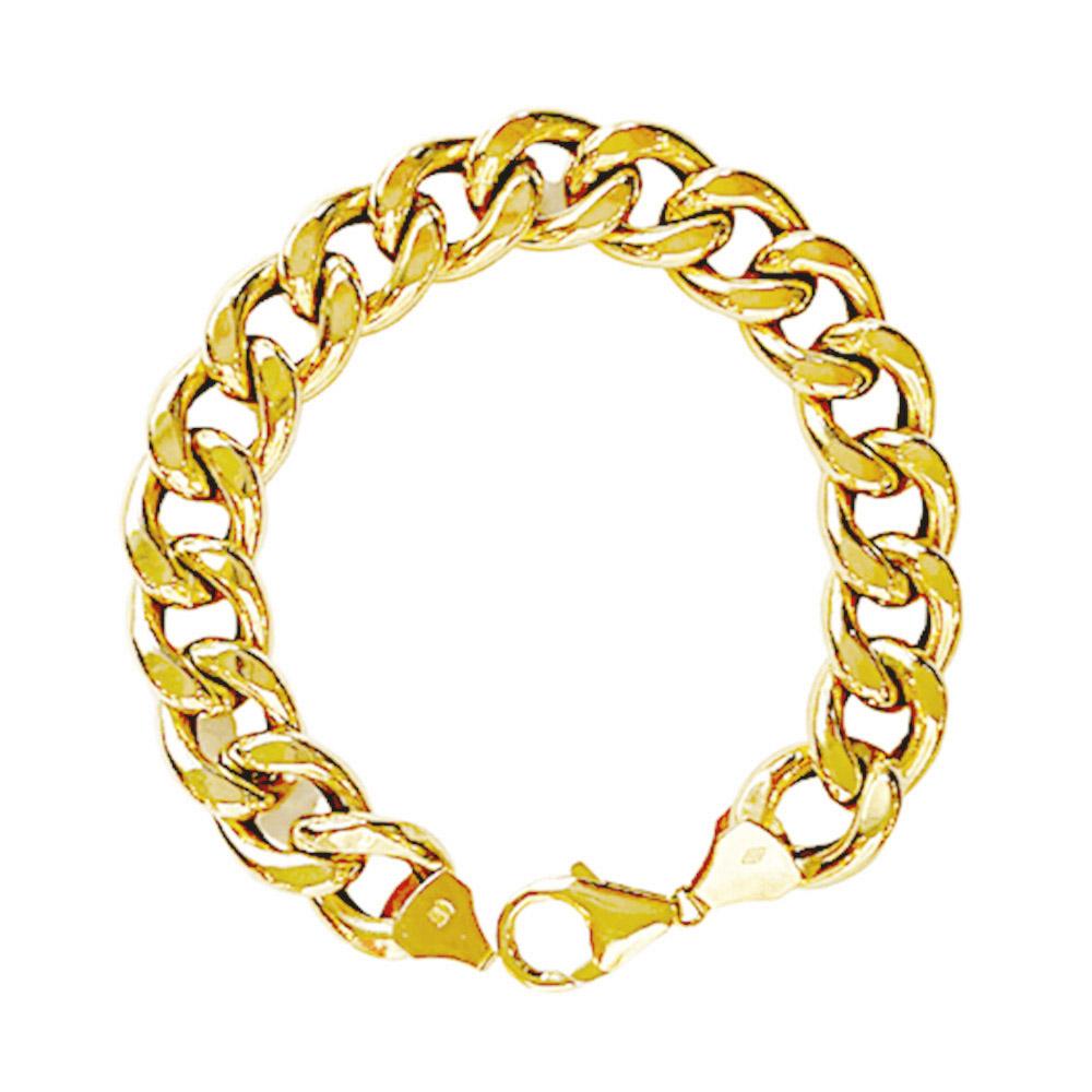 Soho Chunky Cuban Link Bracelet in 14K Yellow Gold - Kura Jewellery