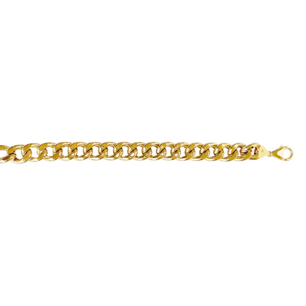 Soho Chunky Cuban Link Bracelet in 14K Yellow Gold - Kura Jewellery
