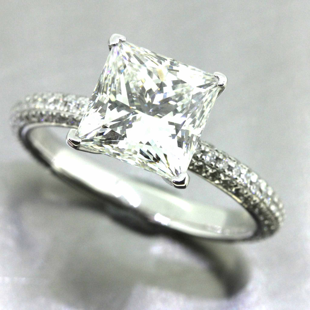 Square Brilliant Diamond Ring - Kura Jewellery