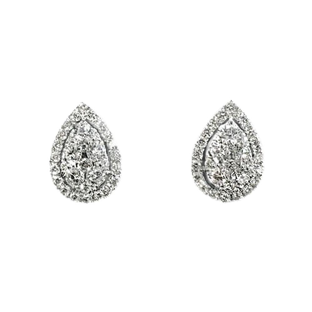 Pear Cluster Earrings